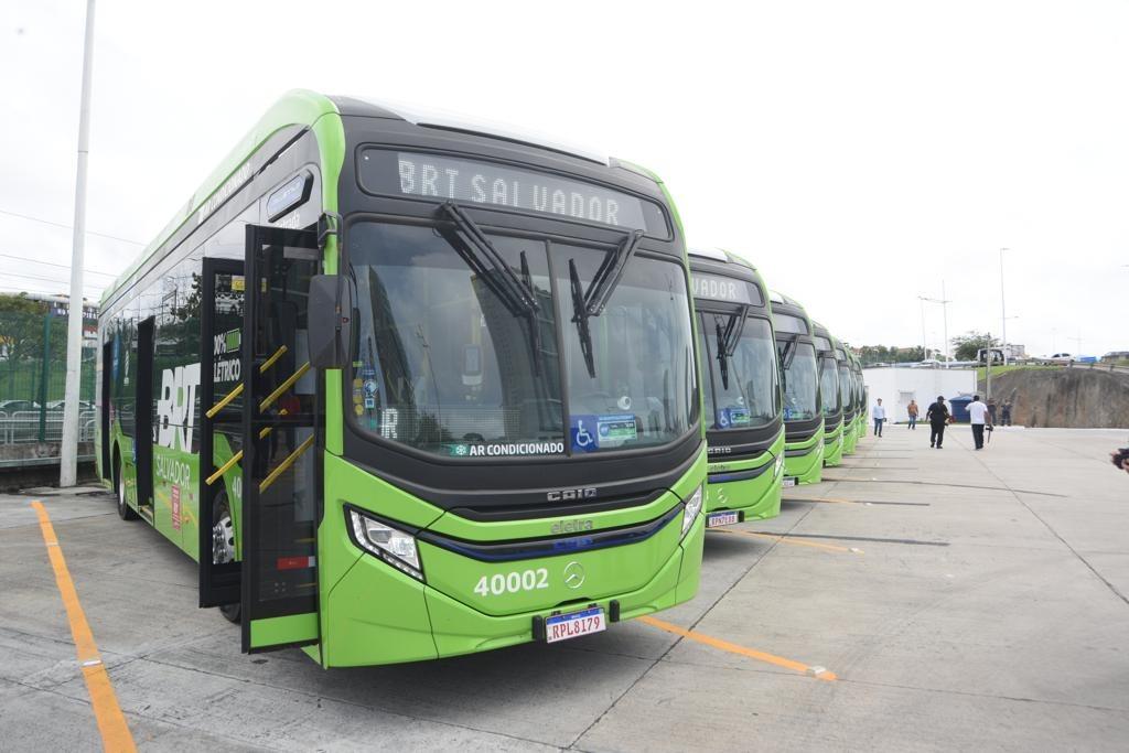 Salvador possui a terceira maior frota de ônibus elétricos do Brasil