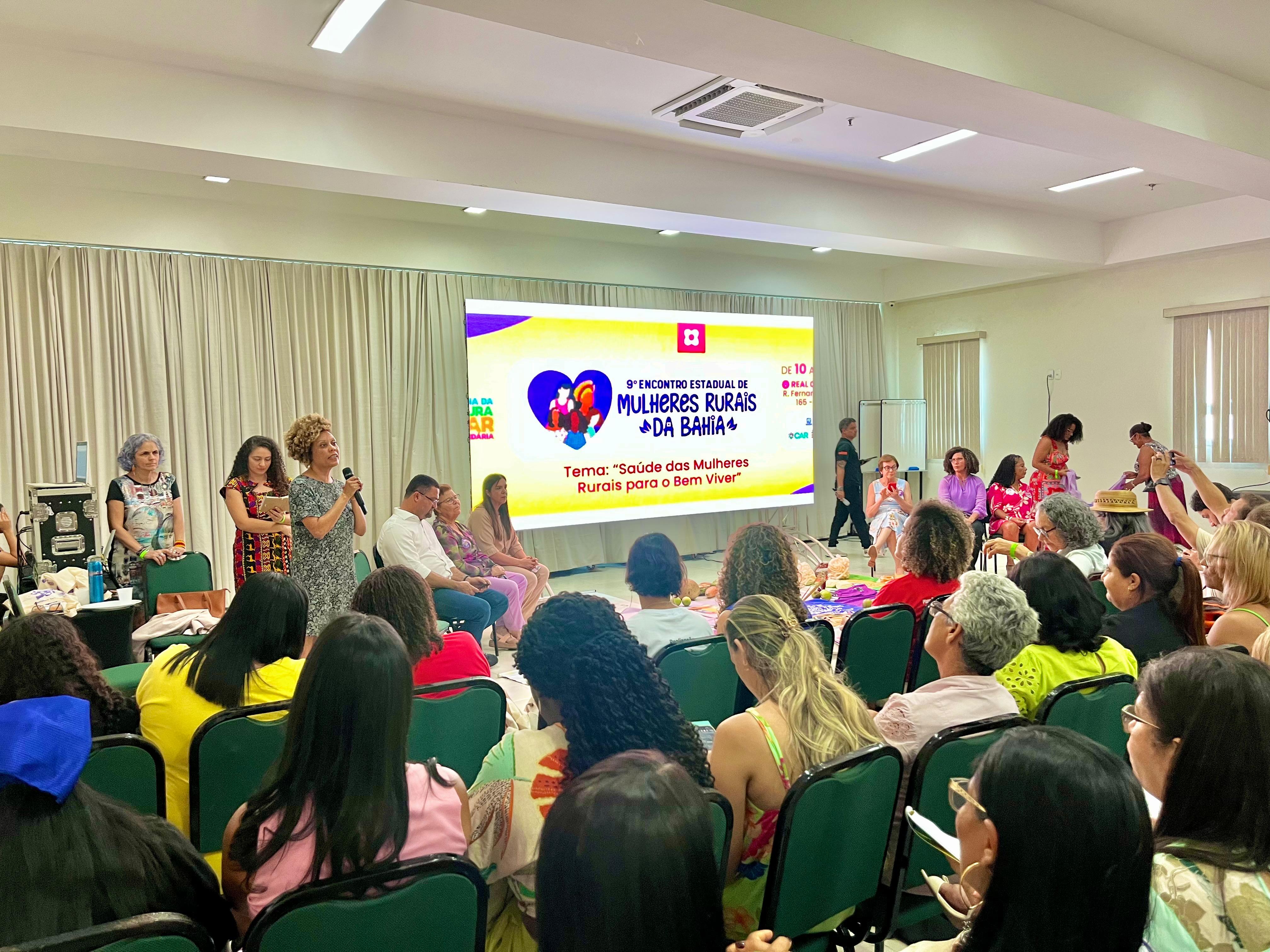 9º Encontro Estadual de Mulheres Rurais da Bahia destaca protagonismo feminino no campo e reúne 220 participantes, em Salvador