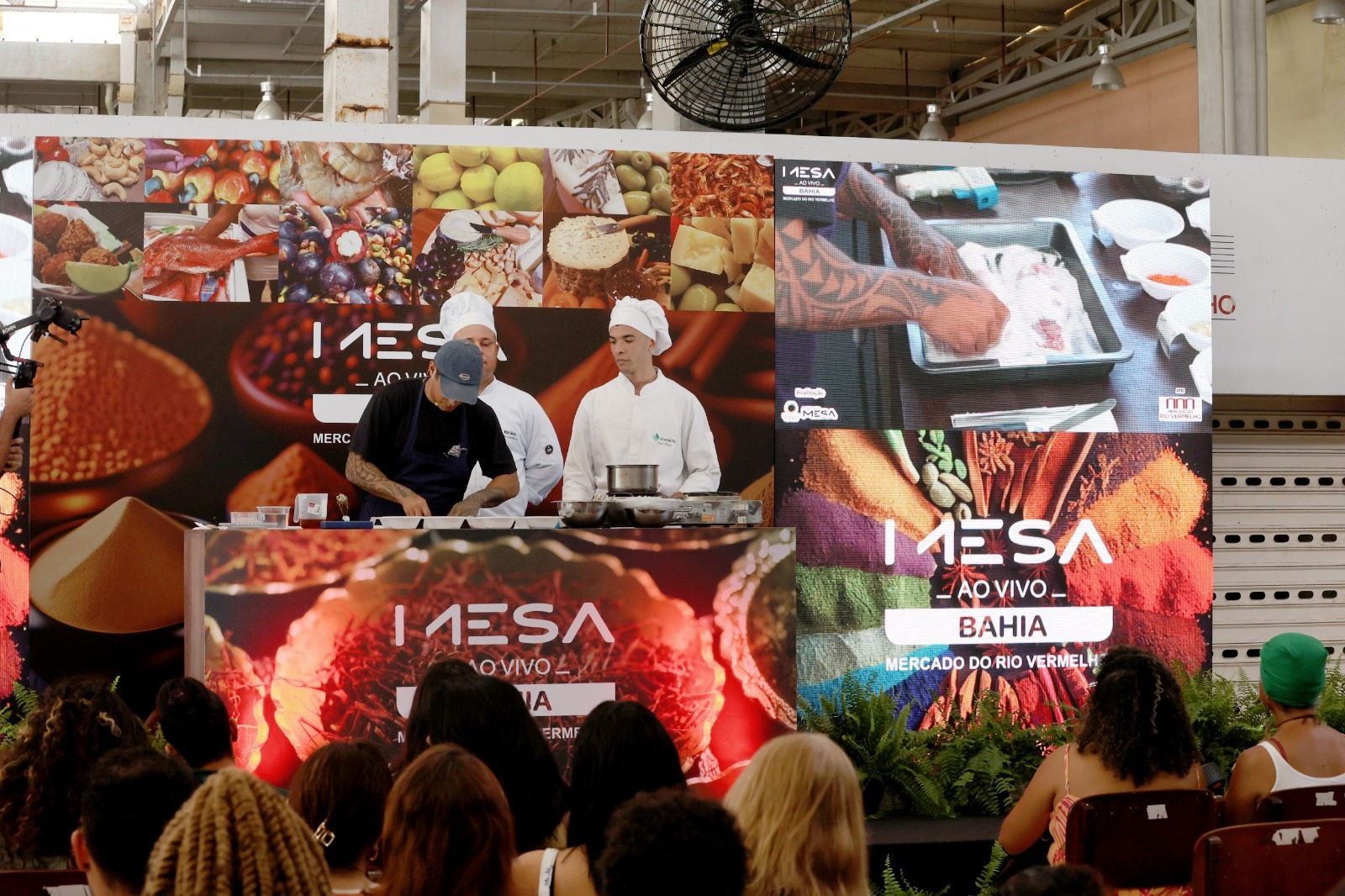 Mesa ao Vivo movimenta alta gastronomia nacional no Mercado do Rio Vermelho