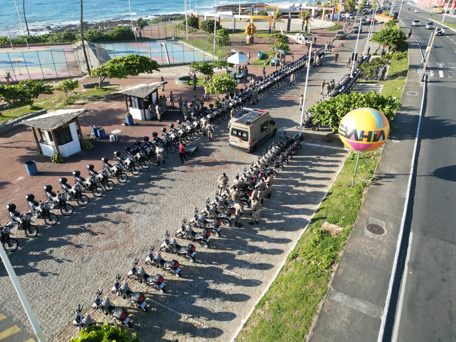 Operação Verão 2024/2025 é lançada com reforço no efetivo policial, novos veículos e mais armamentos